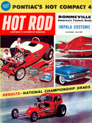 HOT ROD 1960 NOV - TEMPEST, NHRA NATS, BONNEVILLE